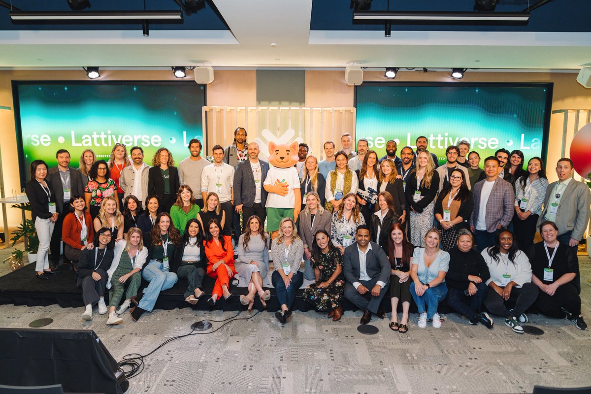 So proud of the <a href="/LatticeHQ/">Lattice</a> team that brought #Lattiverse to life. We announced incredible innovations to help organizations lead a People-Powered Future where work is meaningful, employees are valued, and managers lead with inspiration. Can’t wait for next year!💫🚀🤩