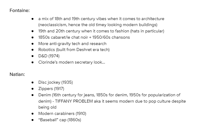 mossyshore's tweet photo. i'm gonna be real annoying for a second but here's my "genshin has always been anachronistic and not set in a particular time period" list of things that i could think of from the top of my head: https://t.co/dE7tOB6dZV