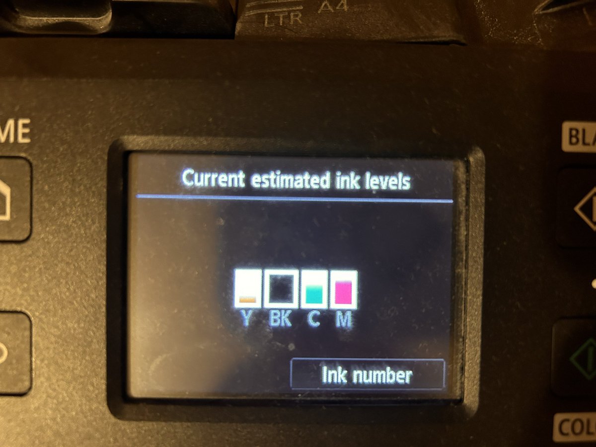 Shane Smyth (@mrshanesmyth) on Twitter photo Hey <a href="/CanonUKandIE/">Canon UK and Ireland</a> just changed 3 ink cartridges (official ones) in my Maxify MB2350 - black is showing full but cyan and magenta showing half full? Any thoughts? (I haven’t changed yellow yet) Hey <a href="/CanonUKandIE/">Canon UK and Ireland</a> just changed 3 ink cartridges (official ones) in my Maxify MB2350 - black is showing full but cyan and magenta showing half full? Any thoughts? (I haven’t changed yellow yet)