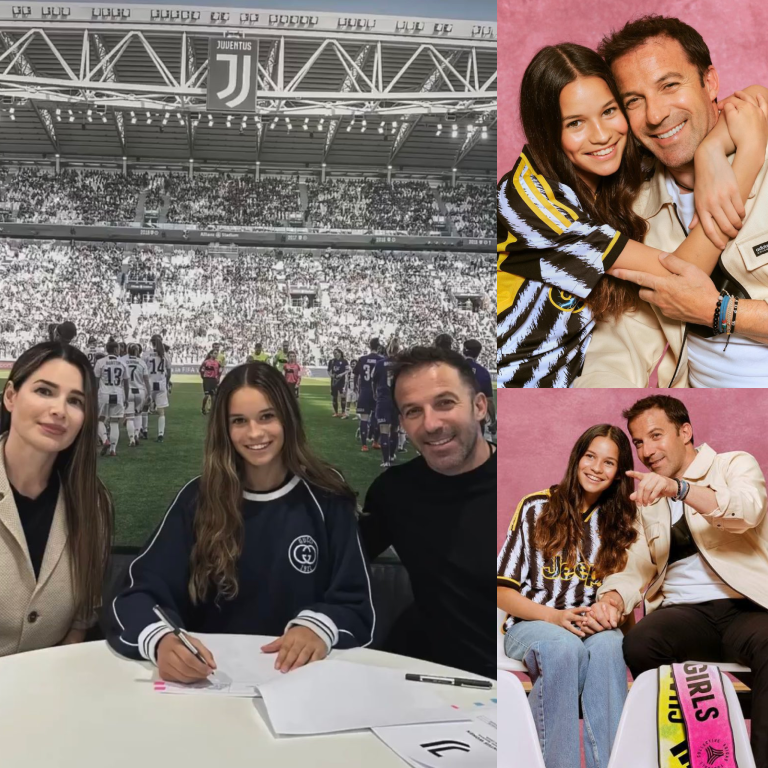 InvictosSomos's tweet photo. Con apenas 15 años de edad, Dorotea Del Piero, hija del gran Alessandro Del Piero, firmó con la Juventus Femenil. Se sumará a la categoría U17 para continuar con su desarrollo. La historia de amor de la familia Del Piero con La Vecchia Signora continúa. FÚTBOL EN LA SANGRE.