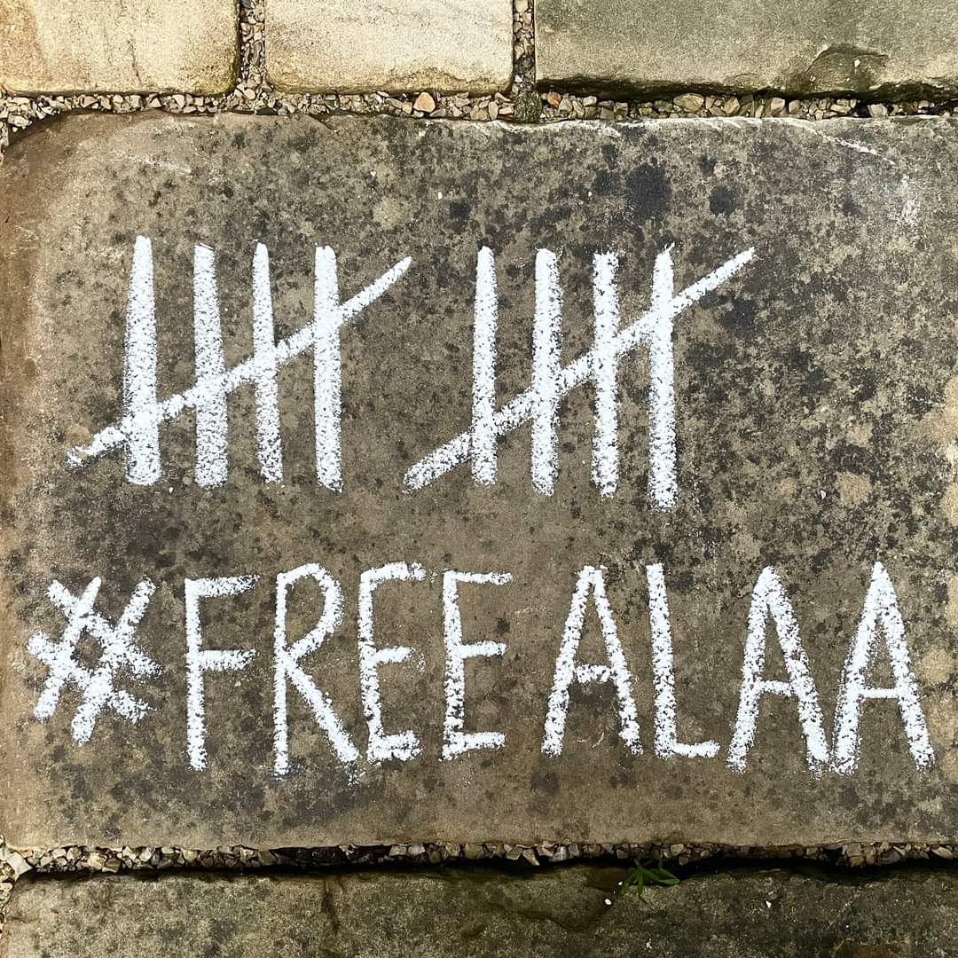 It broke my heart when I realised that both the UK government and the Egyptian regime did not take the "end of sentence date" seriously.
As if both governments approach Alaa's life and the stolen years from his son's life, with very little regard.