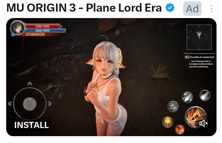 The ad that I get when I see <a href="/upuntil_dawn/">Dawn 🌙</a> 's posts is perfect. 😂💜💜