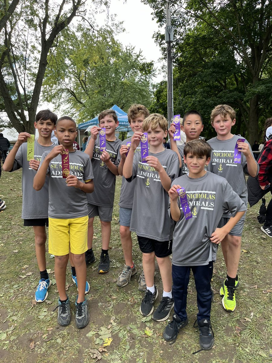 Our junior runners after a great race! <a href="/StNicholasHCDSB/">St. Nicholas CES Oakville</a>