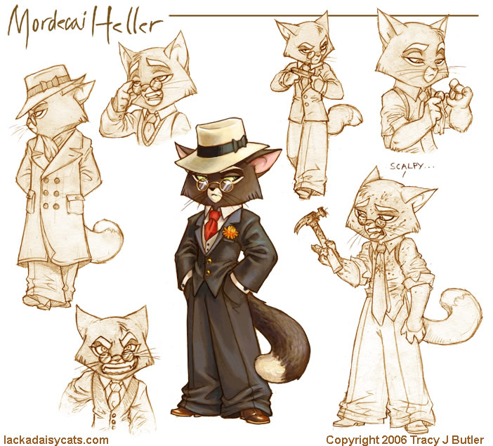 Mordecai Concept Art (2006)

#Lackadaisy #Lackadailies #LackadaisyCats