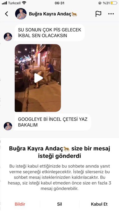 Nuri1907_FB's tweet photo. Katil Semih Çelik, güzellemesi yapan, Elazığ, Sivrice'de yaşayan Buğra Kayra Andaç, bir çok kişiye tehdit mesajı göndermiş.

@SiberayEGM https://t.co/027PulleBH