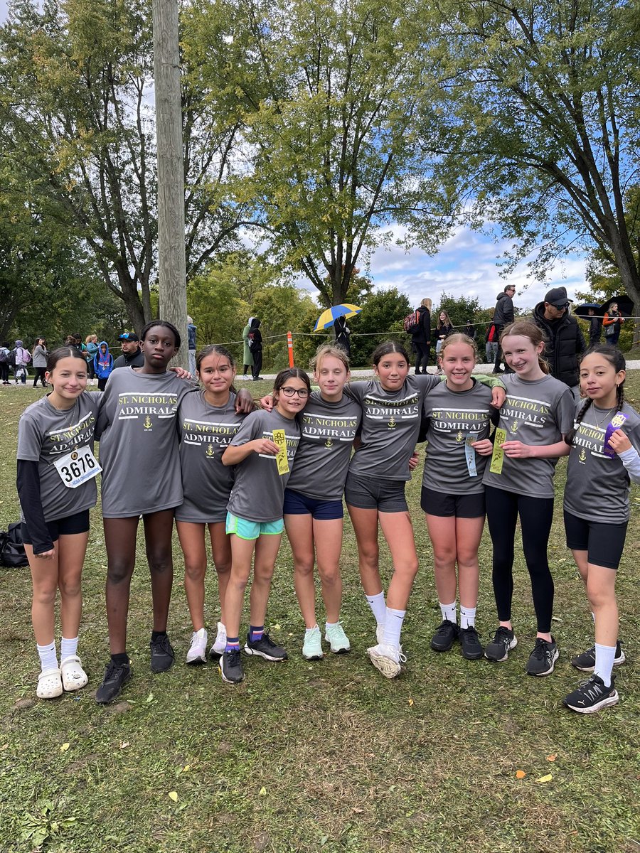 Our Intermediate <a href="/StNicholasHCDSB/">St. Nicholas CES Oakville</a> Admirals after competing in a great race!