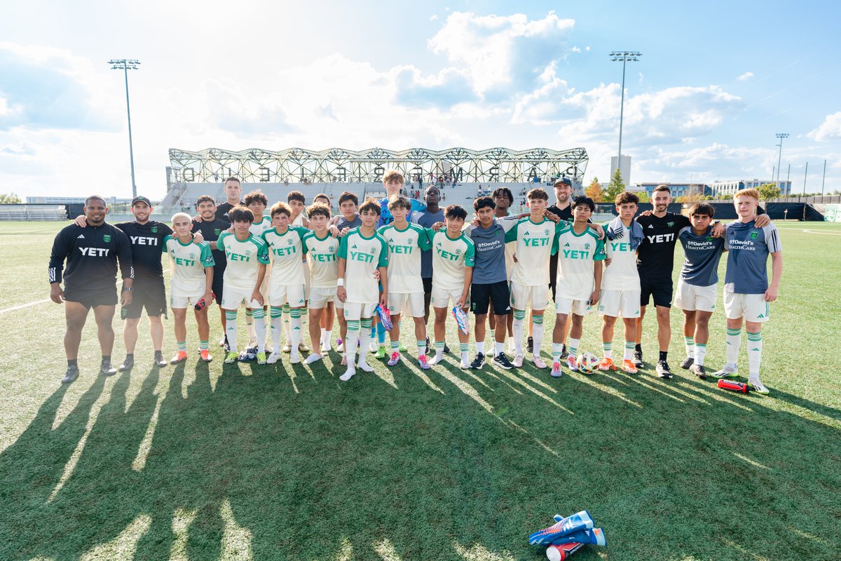 austinfcacademy's tweet photo. The ball is rolling and the vibes are high. 😆

Our U16 &amp; U18 teams took on FC Dallas this past weekend and got important results to build on! https://t.co/NmlDz002i8