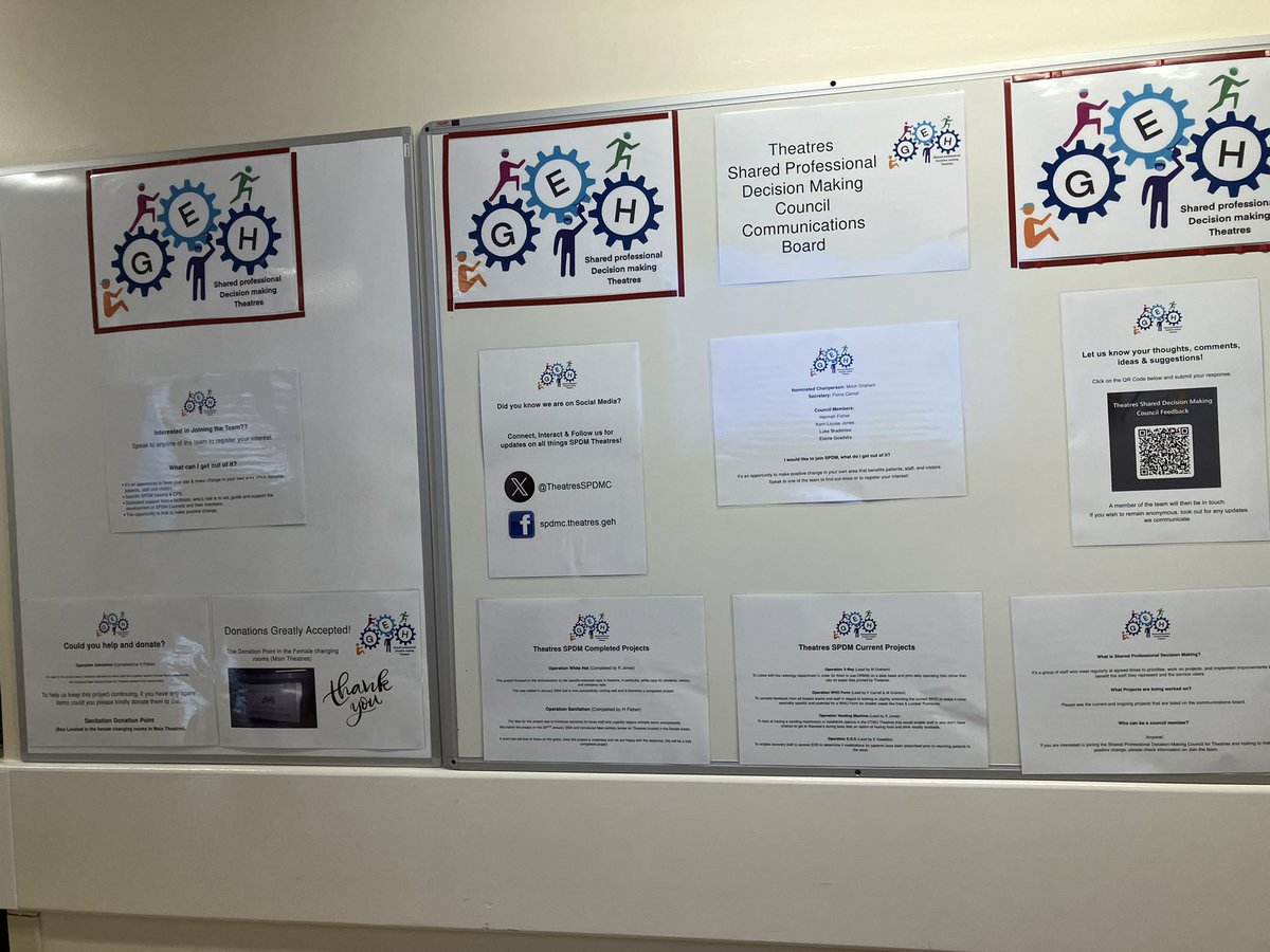 Great catch up &amp; walkabout with <a href="/carolyngeh25/">Carolyn</a> today 
Hearing from our great teams, listening to their projects and thoughts plus spotted the theatres SDM boards 😊 
#HappyPlace #EmotionalBankAccount 
<a href="/SdmGeh/">GEHSpDM</a> <a href="/MattKendall17/">Matt Kendall</a>