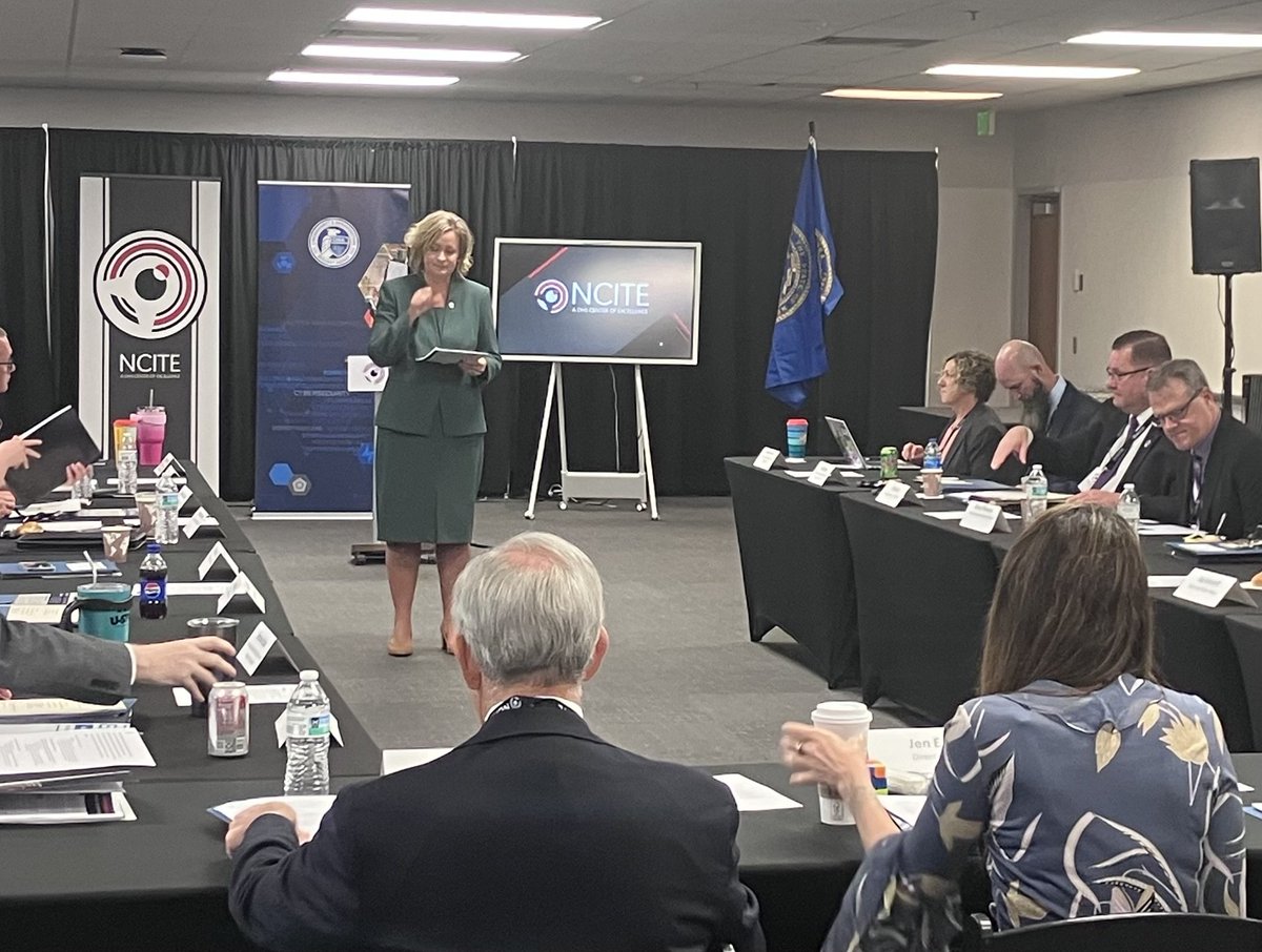 NCITE Director <a href="/ginaligon/">Gina Ligon</a> hosted a summit today with <a href="/NebraskaSOS/">NE Secretary of State Robert Evnen</a>, <a href="/sodaksos/">South Dakota Secretary of State</a>, <a href="/IowaSOS/">Iowa Secretary of State Paul Pate</a>,  <a href="/MissouriSOS/">Missouri Secretary of State's Office</a>, <a href="/KansasSOS/">Kansas Secretary of State</a>, and <a href="/CISAJen/">ARCHIVED: Jen Easterly</a> to discuss security concerns related to the upcoming election. Thanks to all who participated in this important event!