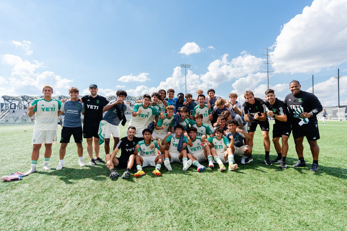 austinfcacademy's tweet photo. The ball is rolling and the vibes are high. 😆

Our U16 &amp; U18 teams took on FC Dallas this past weekend and got important results to build on! https://t.co/NmlDz002i8