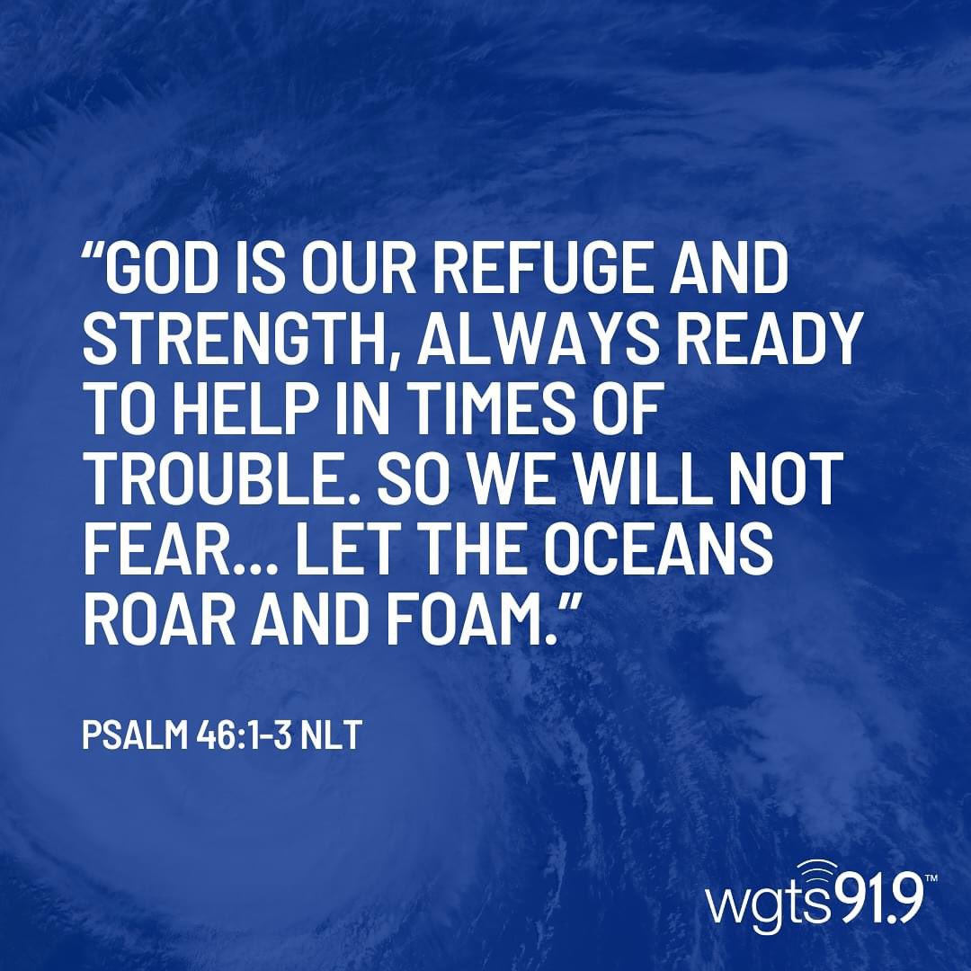 Please join us in praying for those in the path of Hurricane Milton. 

For peace. For protection. For comfort. For helpers.