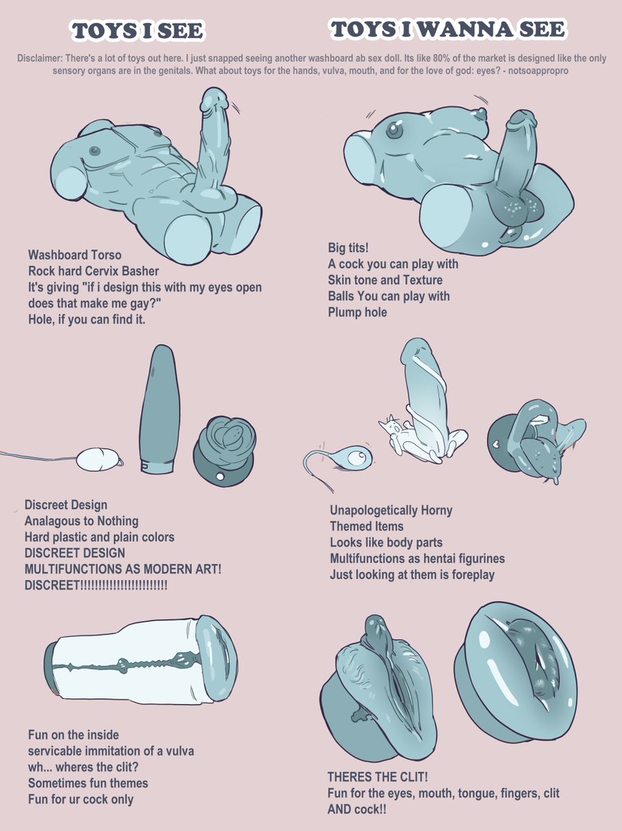 Passionate Bisexual Infographic of the day is: gripes about  spicy toy design. There is a GAP in the market a mile wide and if you're stuffing it start the thread right now PLEASE-