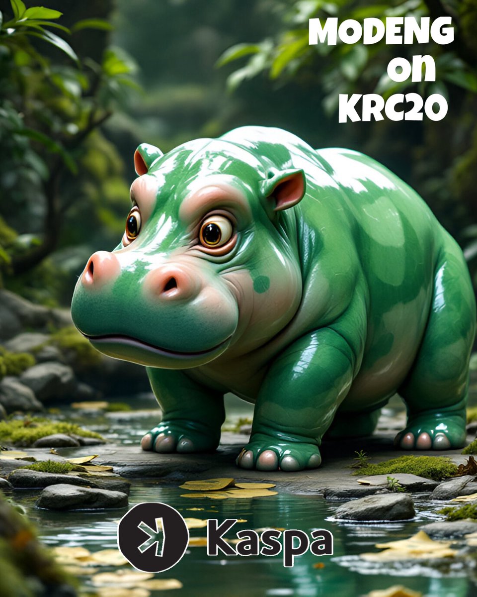 JimmyD046430668's tweet photo. ๐๐ #Modeng on #KRC20 #RespectfulCommunity driven project supporting #KaspaEcosystem awareness, MooDeng #KKopzoo ๐ฆ๐๐ฆ๐
๐ฆ๐ #Pattaya #Thailand #PygmyHippoConservation ๐ฆ Modeng X profile link to Telegram group for project discussion & link to Zoo livecam. https://t.co/1RDSfU5YGT