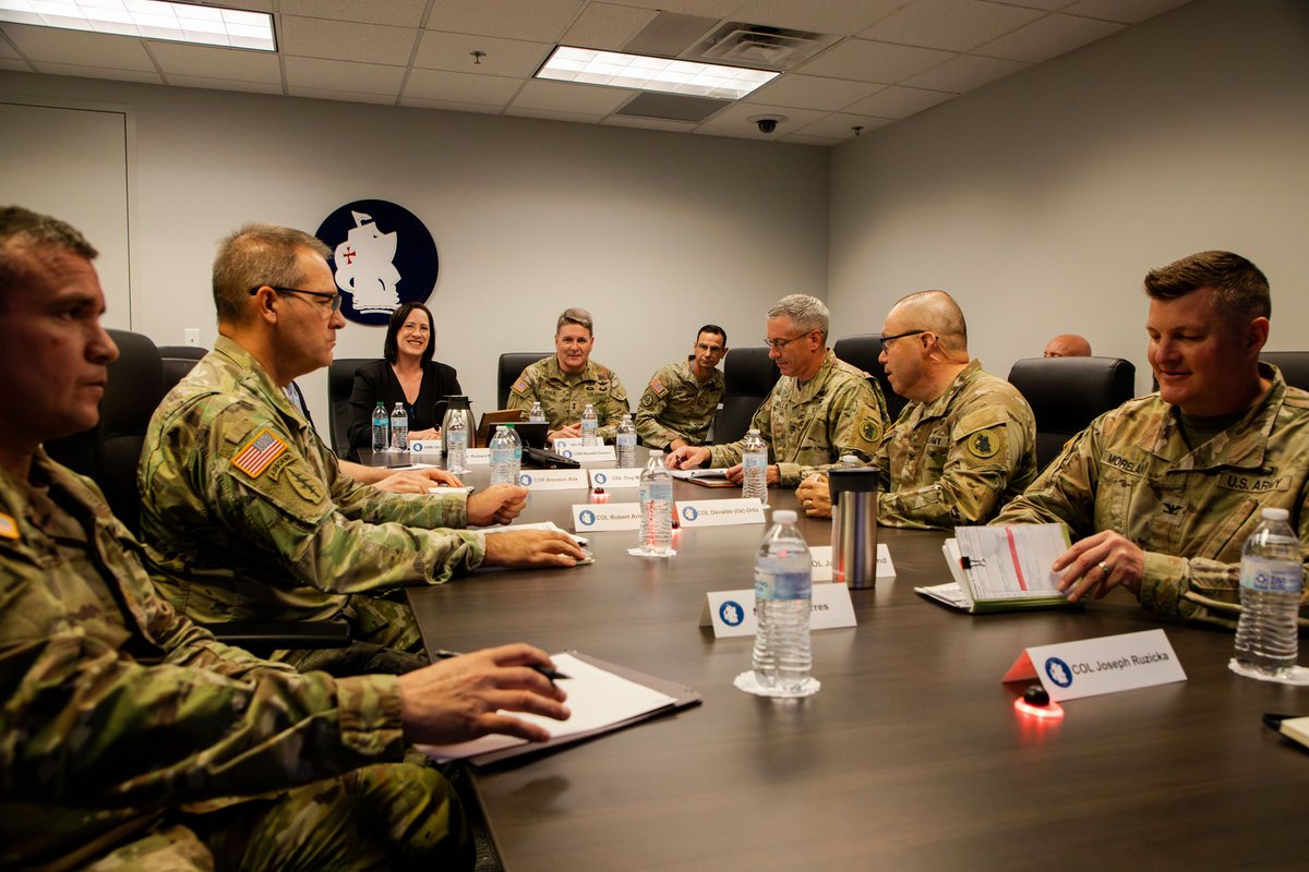 U.S. Army South (@armysouth) on Twitter photo Today, Maj. Gen. Phil Ryan welcomed <a href="/usembassyMVD/">U.S. Embassy Uruguay</a>,
Heide B. Fulton, at #ArmySouth. She received a command briefing on our mission and capabilities.
This visit highlights our shared commitment to regional security in <a href="/Southcom/">U.S. Southern Command</a> area of responsibility.
#DefenseAndFraternity Today, Maj. Gen. Phil Ryan welcomed <a href="/usembassyMVD/">U.S. Embassy Uruguay</a>,
Heide B. Fulton, at #ArmySouth. She received a command briefing on our mission and capabilities.
This visit highlights our shared commitment to regional security in <a href="/Southcom/">U.S. Southern Command</a> area of responsibility.
#DefenseAndFraternity