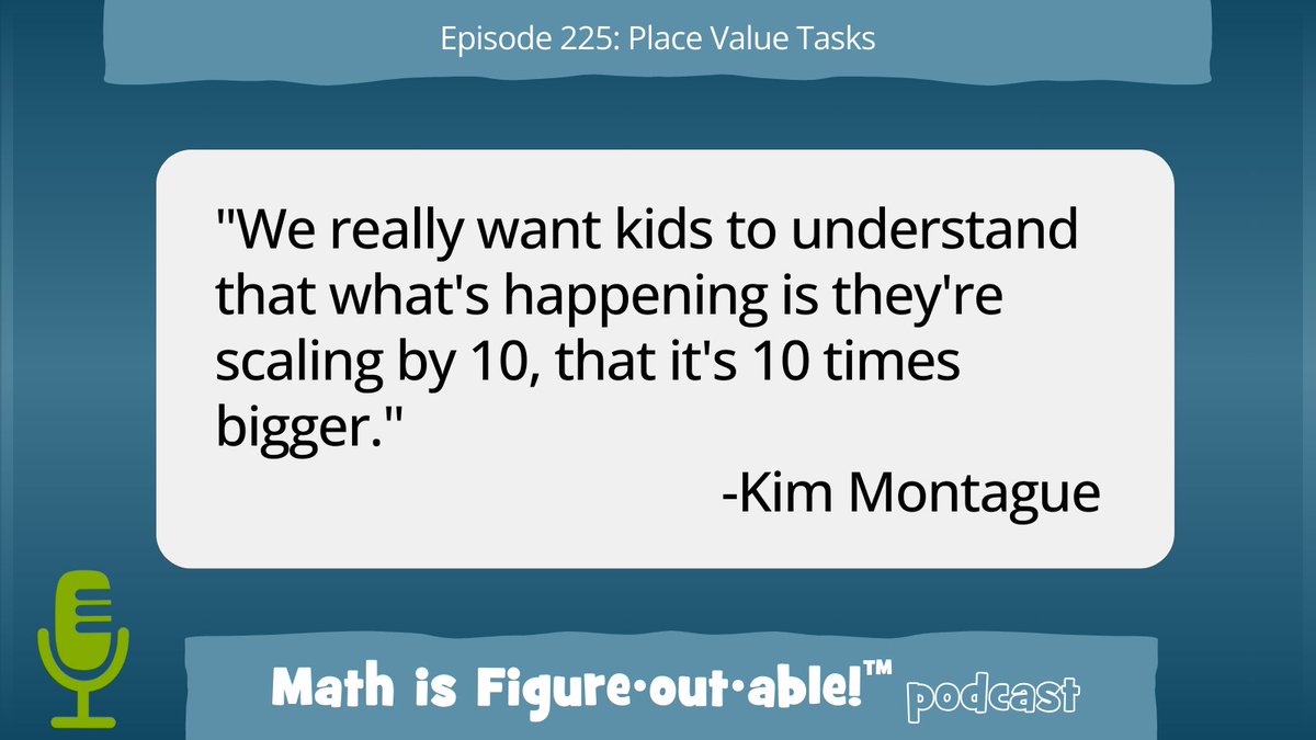 Multiplying by ten is not "adding a zero"! We can't be teaching rules that expire! 

bit.ly/mathpcast225

#MathIsFigureOutAble #MathChat #MTBoS #ITeachMath #MathEd #Mathematics