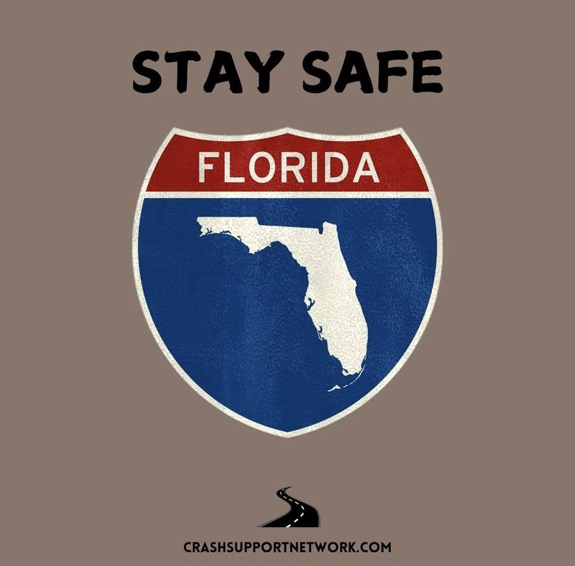Crashsupportnet's tweet image. To all our members, followers, supporters &amp;amp; sponsors in Florida, especially those impacted by motor vehicle crashes, we are thinking of you. 

Stay safe, take care &amp;amp; know that our thoughts are with you. 🤗 🙏  

#hurricanemilton #SupportAndStrength #StaySafeFlorida #FloridaStrong