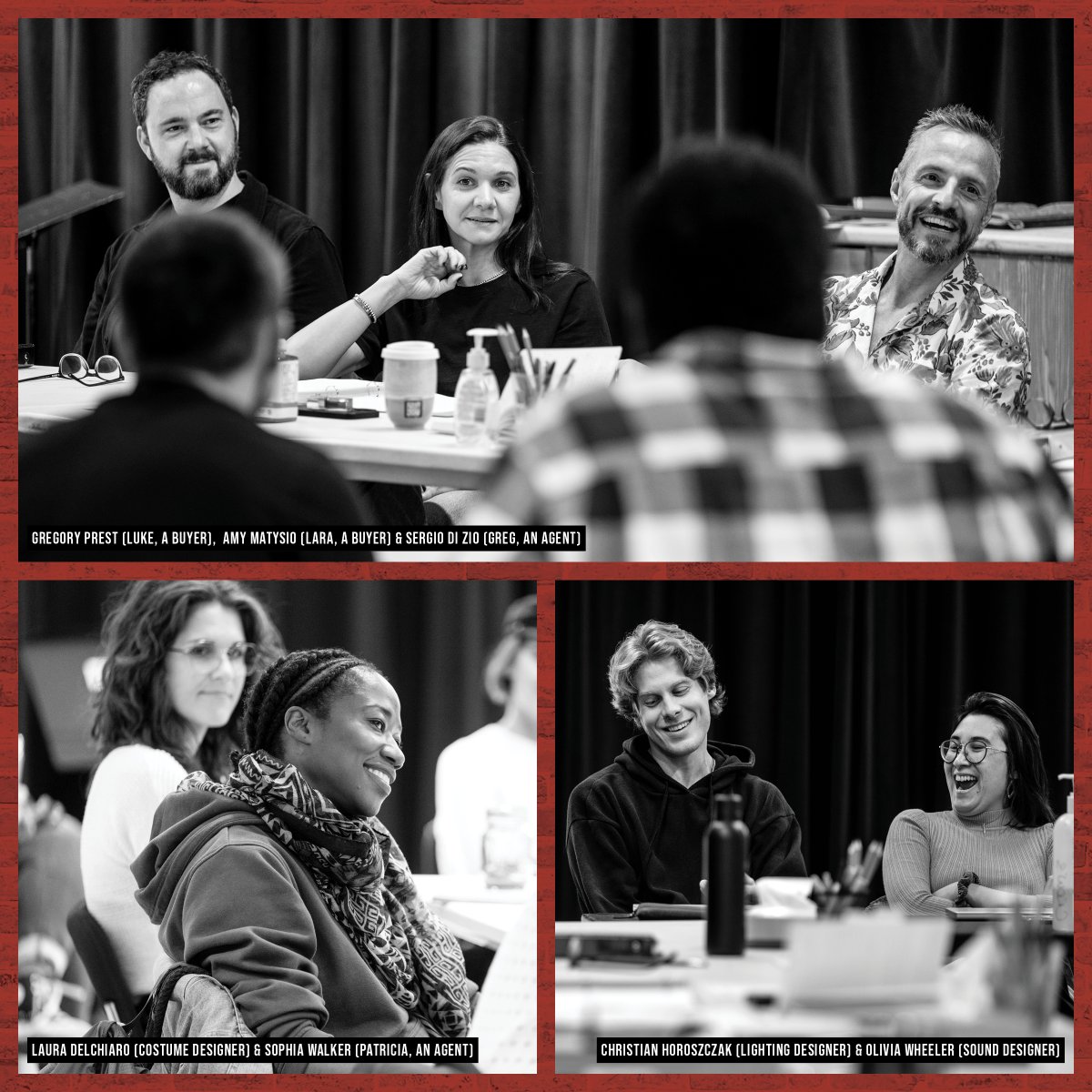 crowstheatre's tweet photo. We threw open the doors Monday for the comedically gifted cast of THE BIDDING WAR and the first read-through of the new play from Michael Ross Albert. There were plenty of laughs &amp; several gasps as the actors dove into the show’s antics with abandon!

🎟 https://t.co/hj7Tt2LJP5 https://t.co/VIZZekFRU7