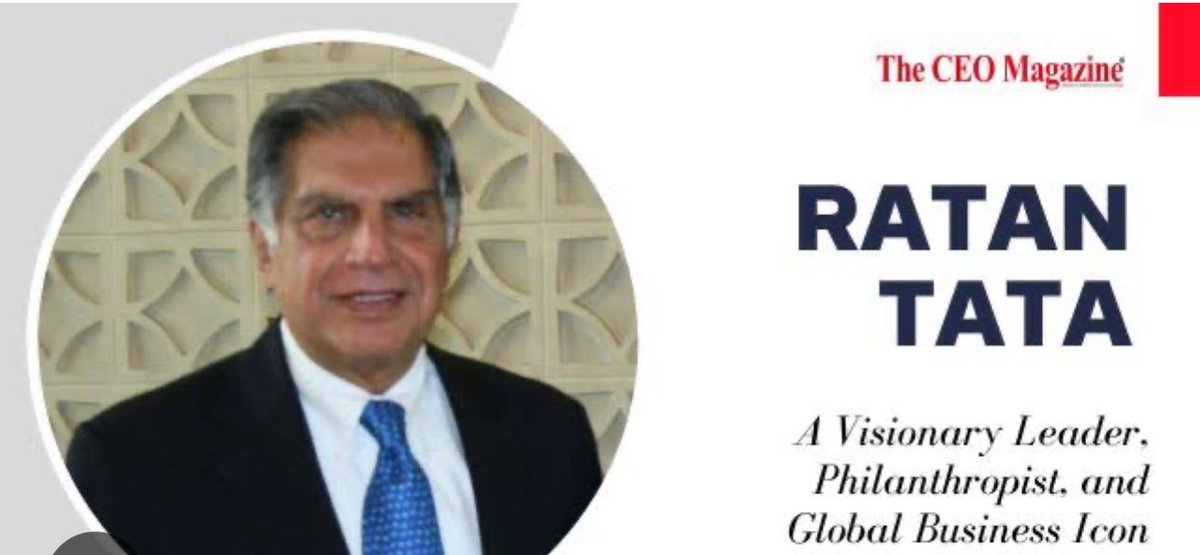 “I'll always know that he's out there. A free man. I hope he found his valley, somewhere. Farewell, my king. Farewell…”

#RIP Ratan Tata