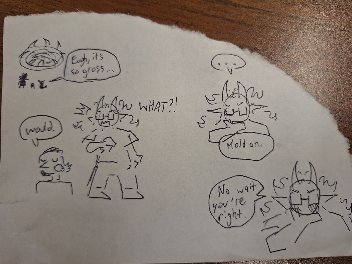 Flesh pit shenanigans from a discord call yesterday