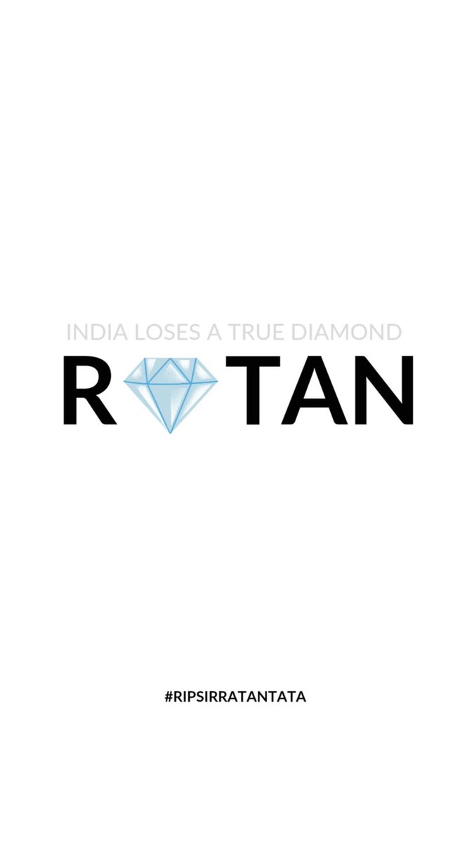 ishanspatel's tweet photo. Deeply saddened by the passing of Padma Vibhushan Sir Ratan Tata. His immense contributions to business, philanthropy, and humanity have left an indelible mark on India and the world. A true visionary, his legacy will continue to inspire generations. Rest in peace. 🙏 #RatanTata https://t.co/R1CCDhQYdR