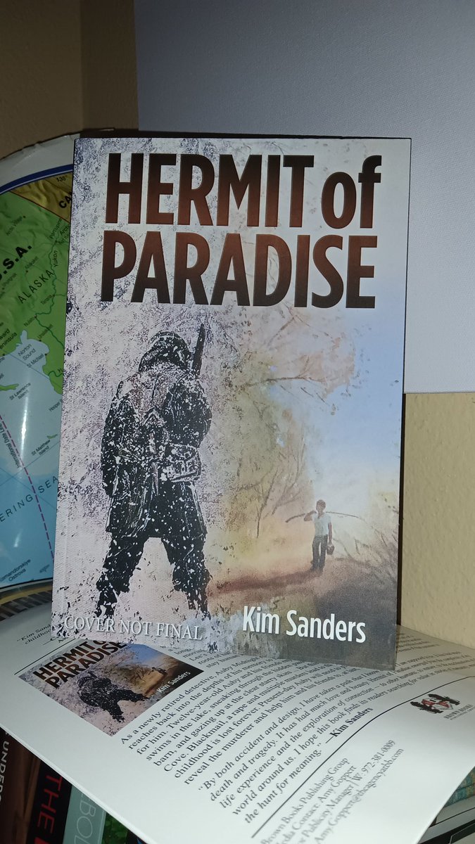 Ohhh I'm excited to check out Hermit of Paradise by Kim Sanders!! Thank you <a href="/BrownBooks/">BBPG</a> for sending me this copy!

<a href="/The_WriteReads/">TheWriteReads</a>