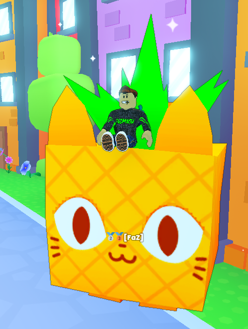 Giving Away a 🍍TITANIC PINEAPPLE CAT🍍 in Pet Simulator 99! Sponsor: jaynwallace #petsim99 #petsimulator99 

Rules:
🍍Follow Me 
💬Comment Below!
❤️Leave a LIKE! 
 ♻ Re-Tweet This Giveaway!
👉Tag Your Friends if you want!

Giveaway Ends October 16th Midnight (PST)