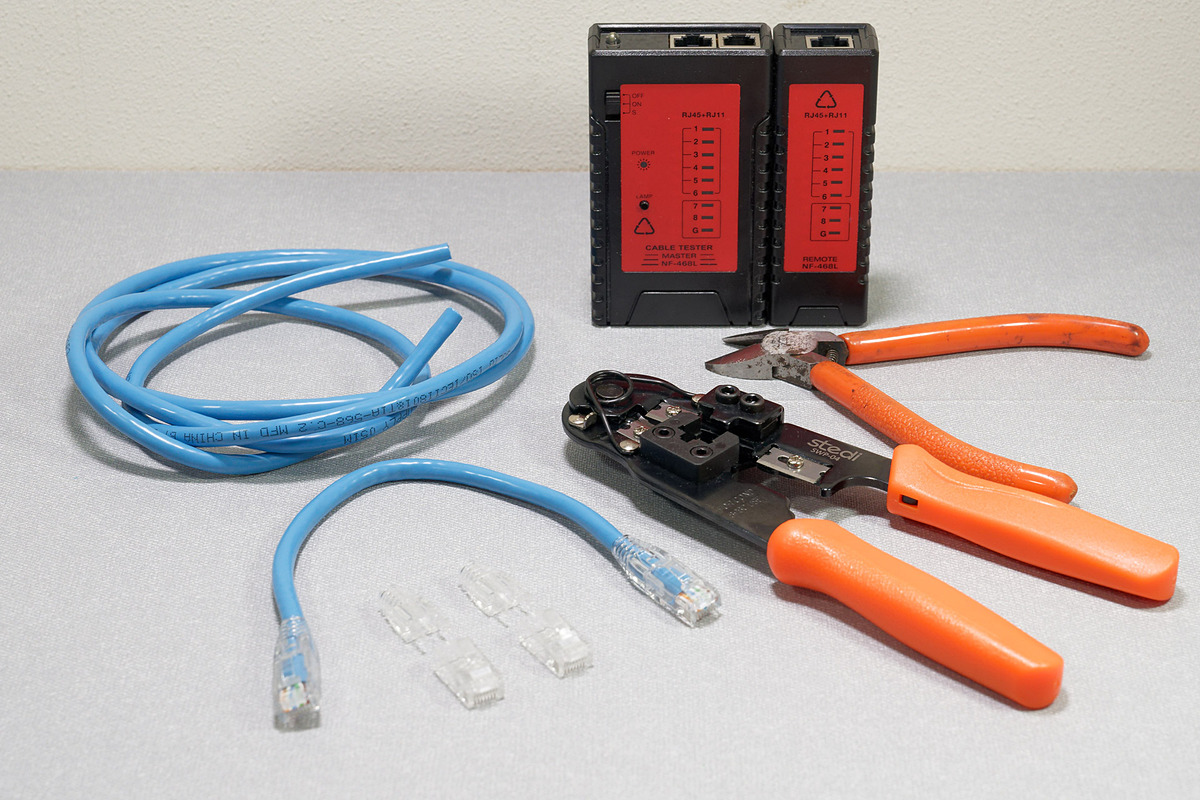 pc_watch's tweet image. LANケーブルなんて自分で作ればいいじゃない。ジャストな長さでケーブルを作る方法 pc.watch.impress.co.jp/docs/topic/fea… #LANケーブル