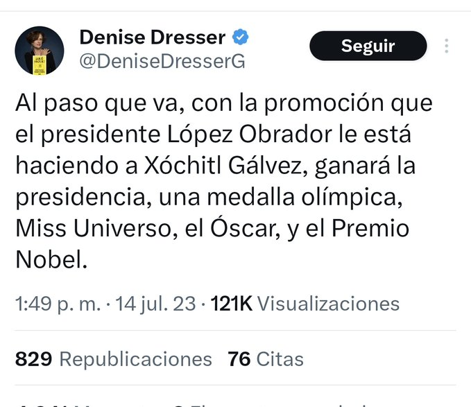 Al final lo único que ganó Xóchitl Gálvez fue acabar con su carrera política. 

¿O no?