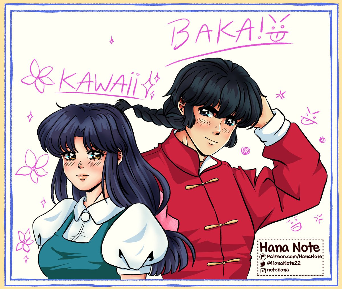 HanaNote22's tweet image. Kawaii🪷 - Baka💥

Espero no ser la única enamorada del remake 🫰🏻💖

💡Si desean compartir háganlo desde mi cuenta, no editen ni modifiquen la imagen.

#HanaNote #ranma½  #らんまアニメ