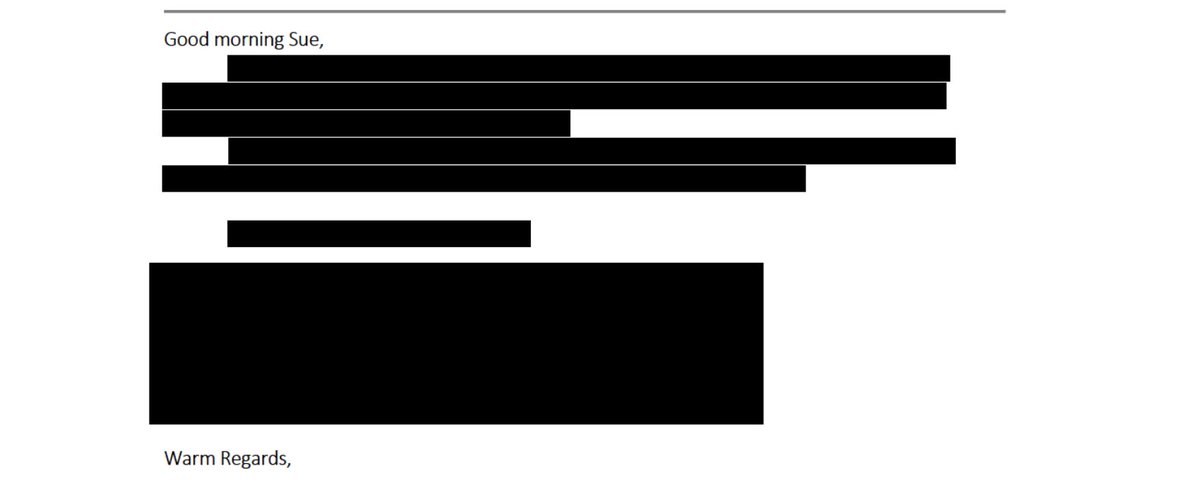 This is just to say
I have pored over all the redacted documents
And used up all the toner
Forgive me
It was so much black ink
And so many pages of void.