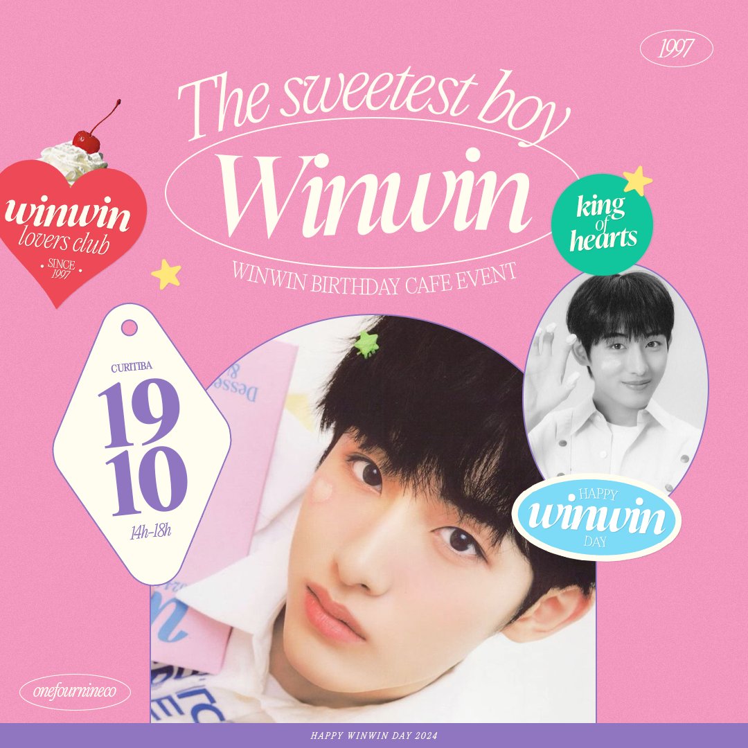 onefournineco's tweet photo. The Sweetest Boy WINWIN | Happy Winwin Day 2024

📅19/10 (Sábado)
🕟 14h-18h (3 Turnos - Conferir Doity)
📍 Cookie Stories Água Verde (R. Prof. Álvaro Jorge 62 - Loja 3, Vila Izabel, Curitiba-PR)

🔗https://t.co/Qtro2HflBm

INFORMAÇÕES NA IMAGEM ⬇️ https://t.co/PRzUXqO5ad