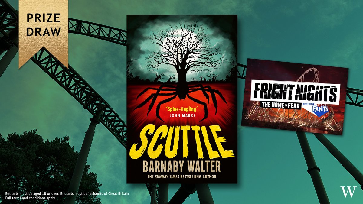 Waterstones (@waterstones) on Twitter photo Former Thriller of the Month author <a href="/BarnabyWalter/">B.P. Walter</a> is turning his hand to chills this month with Scuttle and if you preorder before 16 Oct you could win a pair of tickets to <a href="/THORPEPARK/">Thorpe Park Official</a> Fright Night and Scare Mazes plus a voucher towards travel: waterstones.com/win/scuttle-pr… Former Thriller of the Month author <a href="/BarnabyWalter/">B.P. Walter</a> is turning his hand to chills this month with Scuttle and if you preorder before 16 Oct you could win a pair of tickets to <a href="/THORPEPARK/">Thorpe Park Official</a> Fright Night and Scare Mazes plus a voucher towards travel: waterstones.com/win/scuttle-pr…