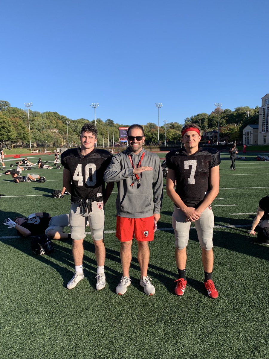 CoachRyanLarsen's tweet photo. PRACTICE 33!!

@jackmcqueeney &amp; @chrismarzo3 

#CODE #BYB #TartanProud https://t.co/uZcILRyfpg
