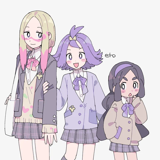 昔描いたのおなご見て 