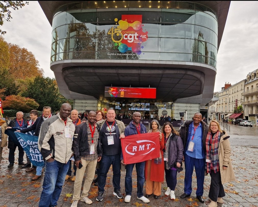 alexgordon4me's tweet photo. .@RMTunion is pleased to renominate @davidgobe1 as Chair of @ITFglobalunion Railway Workers’ Section at its 46th Congress and calls on ITF rail union affiliates to support his leadership. #Solidarité #Cheminots #Ensemble A bas la privatisation ferroviaire!
https://t.co/0sSWl3TB13 https://t.co/oWWsOUKUqG