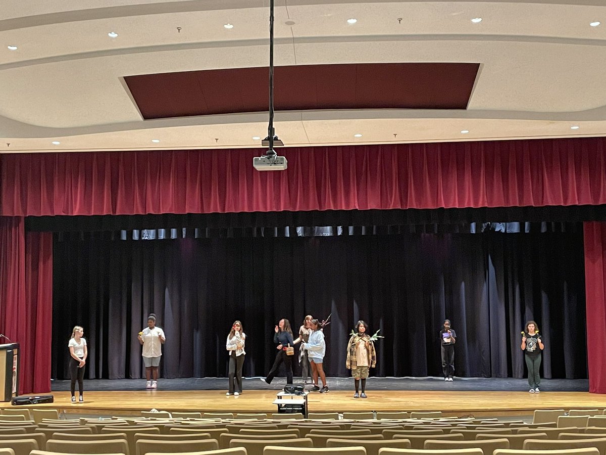 One act play has been working hard! We can’t wait for them to perform next week! <a href="/vbeachteach/">Megan Campbell</a> <a href="/KtGerbus/">Kate Gerbus</a> <a href="/ActivitiesLMS/">Landstown MS Student Activitites</a> <a href="/Landstownms/">Landstown Middle</a>