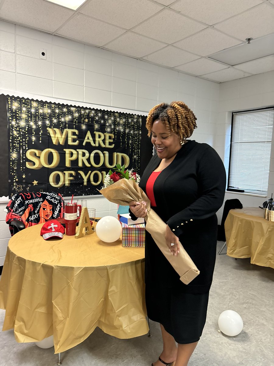 CCMS_MOID's tweet image. On yesterday, we honored our Professional of the Year, Mrs. Andrienne Lee-Alexander. We are so proud to have you. Congratulations!!!!