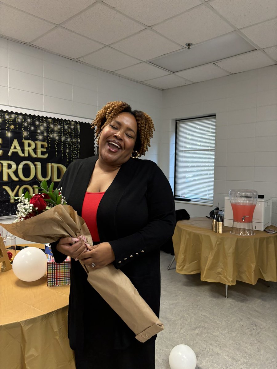 CCMS_MOID's tweet image. On yesterday, we honored our Professional of the Year, Mrs. Andrienne Lee-Alexander. We are so proud to have you. Congratulations!!!!