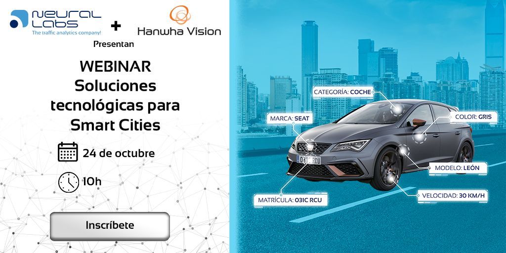 Neural Labs (@neurallabs) on Twitter photo 🦾Las cámaras de #Hanwha ya son compatibles con las soluciones de análisis de vídeo #NeuralLabs. Ambas marcas tienen el placer de compartir la gran noticia.👏
🤔¿Qué implica? Únete al #webinar gratuito y descúbrelo 👉 buff.ly/3zNBHjU
#SmartCities <a href="/HanwhaVisionEU/">Hanwha Vision Europe</a> 🦾Las cámaras de #Hanwha ya son compatibles con las soluciones de análisis de vídeo #NeuralLabs. Ambas marcas tienen el placer de compartir la gran noticia.👏
🤔¿Qué implica? Únete al #webinar gratuito y descúbrelo 👉 buff.ly/3zNBHjU
#SmartCities <a href="/HanwhaVisionEU/">Hanwha Vision Europe</a>