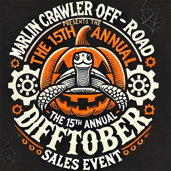 DIFFTOBER is here with Spooky savings of up to 13% off! Enter... If you dare... marlincrawler.com/DIFFTOBER