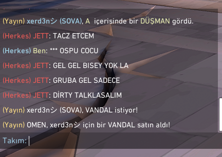 Toukines's tweet photo. ülkede böyle olaylar yaşanıyor,kafa dağıtmak için girdiğimiz bi oyunda bile rahat kalmadı.Yok ben katilim yok omenın anasını boğdum vs sonra bana gelip ekle beni seni taciz edicem ve takımdaki biri çıkıp onu tehdit ettiğinde gel sen sage sen de taciz edicem seni öldürücem diyo+ https://t.co/aFJz6tECwP