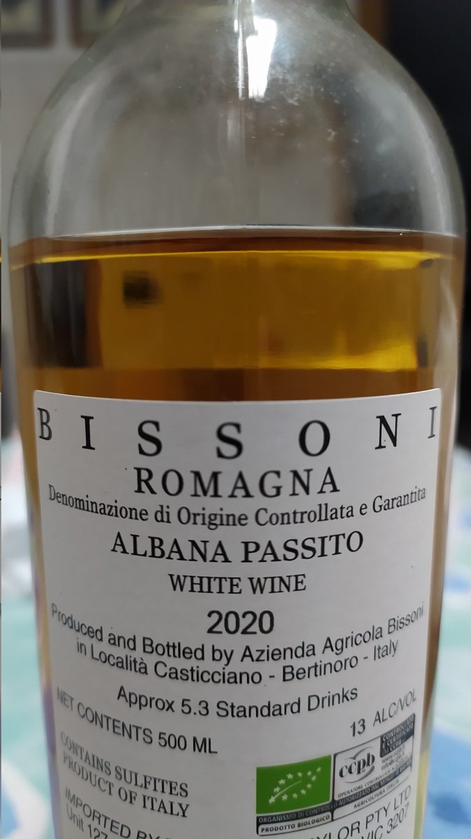 La massima espressione dell'Albana nel calice. #Albana #Bissonivini #Romagna