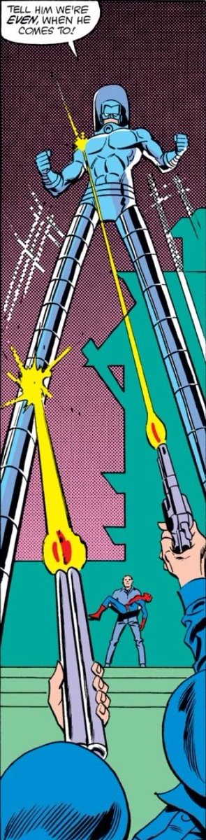 FourColorPulp's tweet image. ASM 237.. yes, yes, Milton. You&apos;re very tall, but if you&apos;d please, you&apos;re standing between me and issue 238 and I have been DYING to get to that one for AGES now! Just a couple issues more of &apos;Spectacular&apos; and then it&apos;s Hobgoblin time, baby!!!