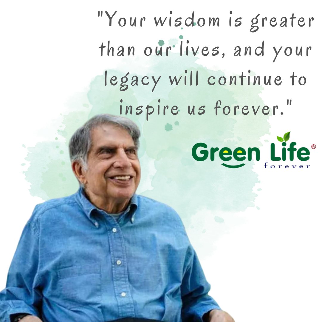 green_lyforever's tweet photo. @TataCompanies Deeply saddened by the loss of Shri Ratan Tata, a visionary leader and legendary industrialist. His wisdom, integrity, and contributions to society will inspire generations. May his legacy live on, and his soul rest in peace. 🪔🇮🇳🤍🌷
#RatanTataForever https://t.co/HF86mblJCX