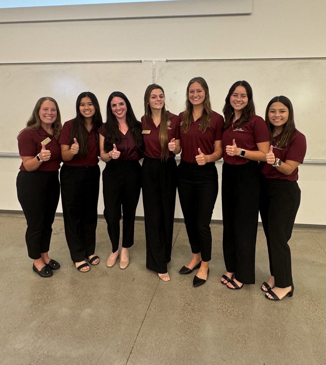 Happy PA week! I had the pleasure of returning to my alma mater Texas A&amp;M recently to speak to the Future Aggie Physician Assistants group. I did also accidentally match the officers 👍🏻Thanks for having me and gig’em!