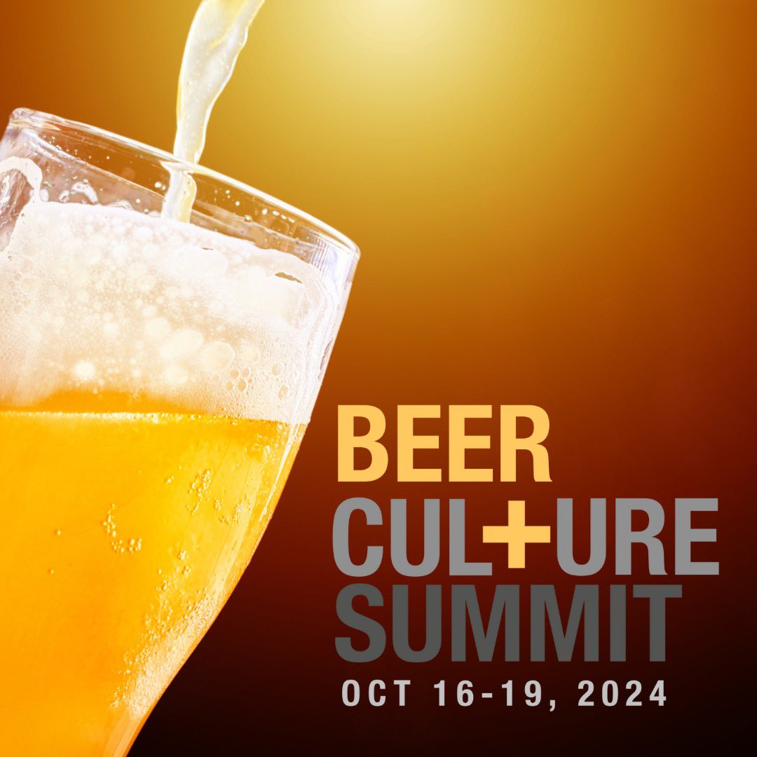 One week from tonight the 6th Annual Beer Culture Summit begins. A public gathering that has become one of the most diverse, accessible, educational, and equitable gathering in both beer and the cultural arts. 

Join us from wherever you are October 16-19. beerculturecenter.org/beer-culture-s…