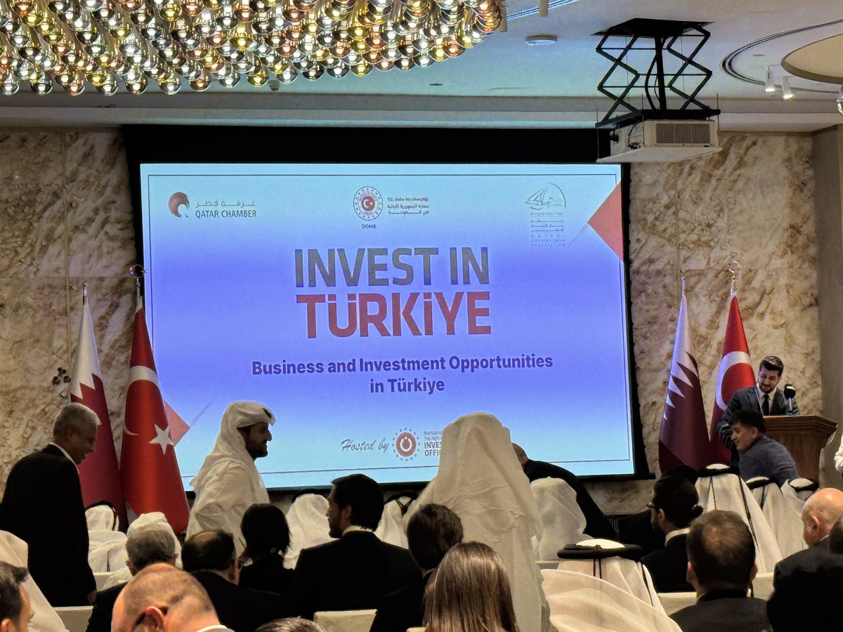 aassadi's tweet photo. Attending the Business and Investment Opportunities in Türkiye conference, featuring the honorable participation of H.E. @memetsimsek , Minister of Treasury and Finance of the Republic of Türkiye 🇹🇷 https://t.co/h0xXuNsZzi