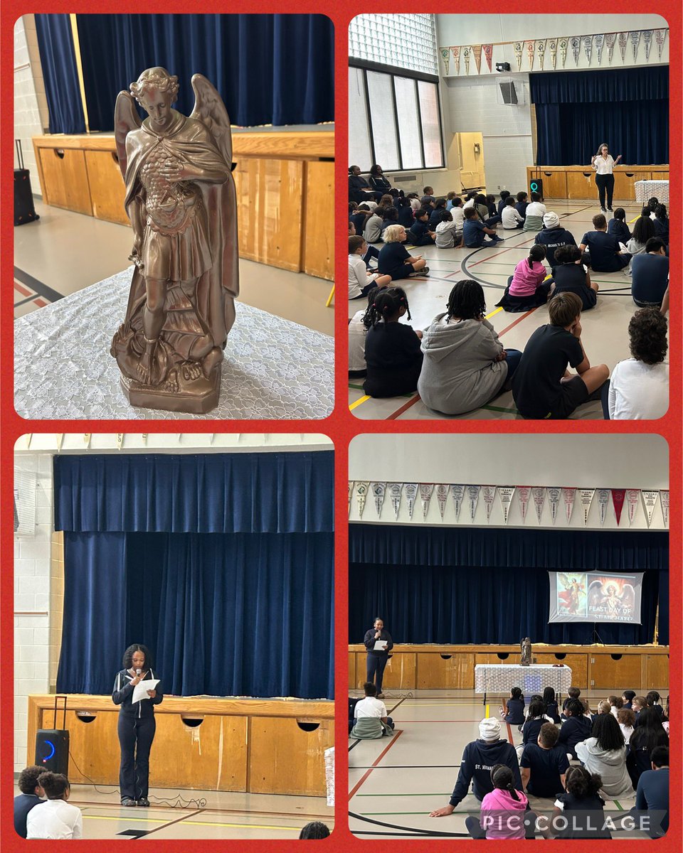 StMichael_TCDSB's tweet image. Celebrating the feast of St. Michael.