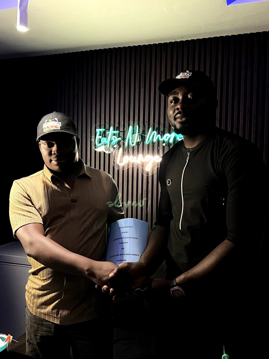 🤝  A good handshake is defined as the Exchange of Credibility for publicity. 

#EATSNMORERESTAURANT
#marketingmaniacs
#samuelogbonnaya
#InfluencerMarketing
#sstvi 
#KARINA_UP 
#GolpeDeEstado 
#Pakistan 
#GISELLE 
#Israel