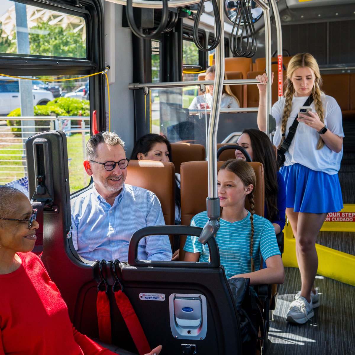 RAPID provides direct service to the Arena stop at the Paycom Center on all home Thunder gamedays. 

Full buses can be part of the Thunder game experience! 🏀🚍

PSA: If you have to stand on a full bus, just hold on tight &amp; we’ll get you there safely and on time. ⚡#GoThunder